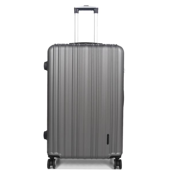 Large Hardshell Luggage Suitcase Grey 28"