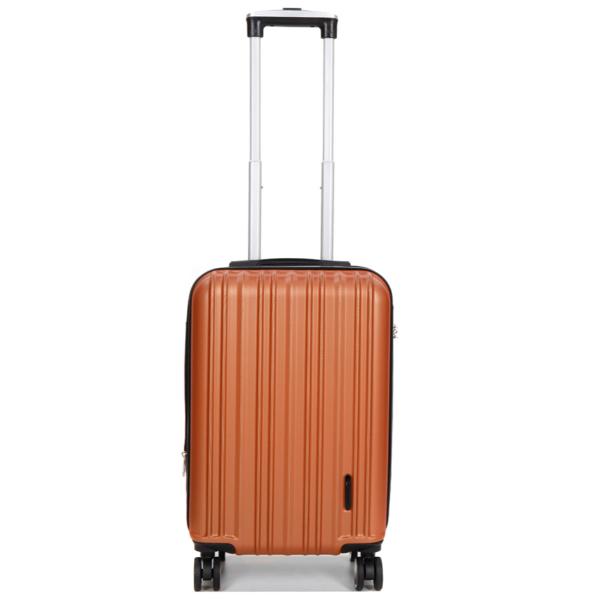 Small Hardshell Luggage Suitcase Orange 20"