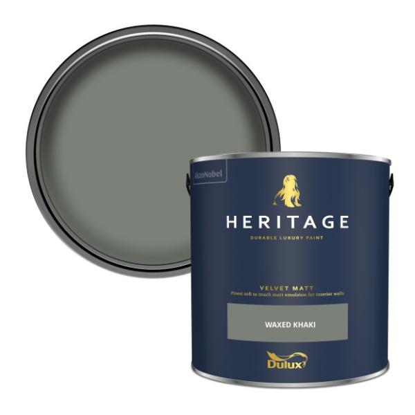 Dulux Heritage Matt Waxed Khaki 2.5L