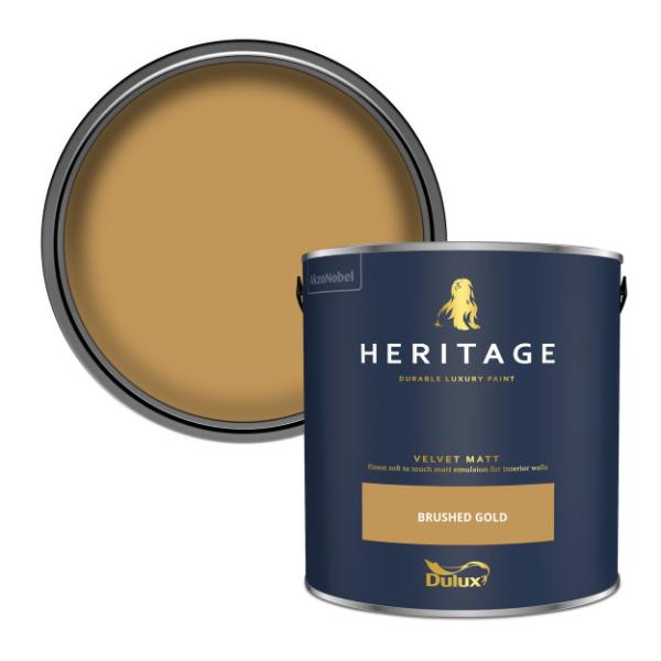 Dulux Heritage Matt Brushed Gold 2.5L