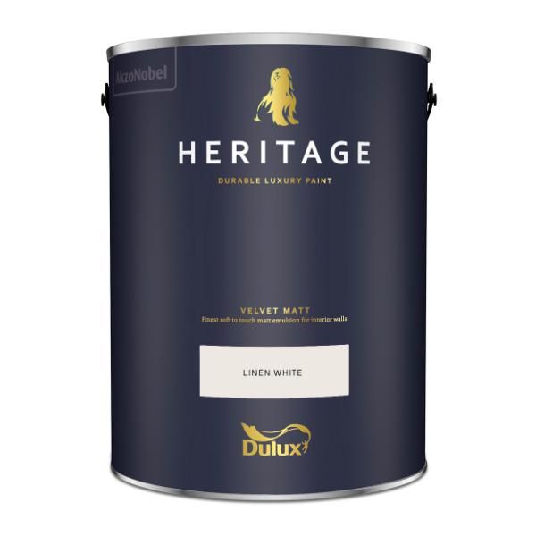 Dulux Heritage Matt Linen White 5L