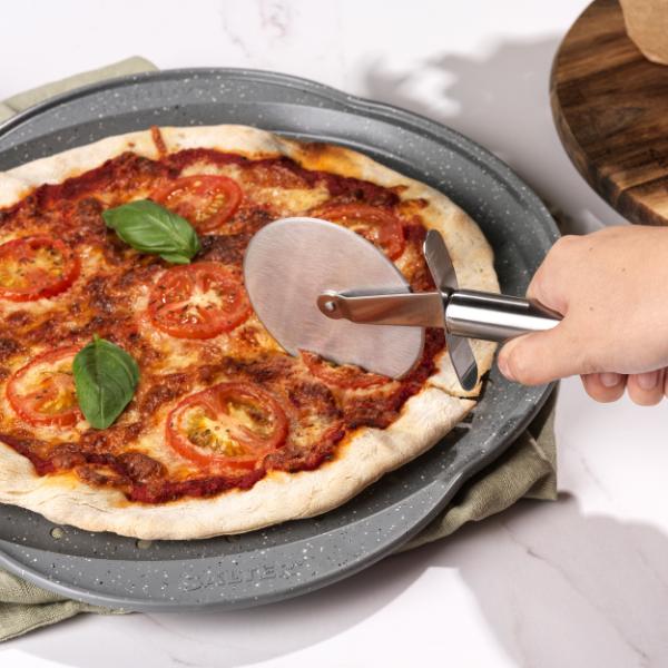 Salter Marblestone Pizza Pan With Handles
