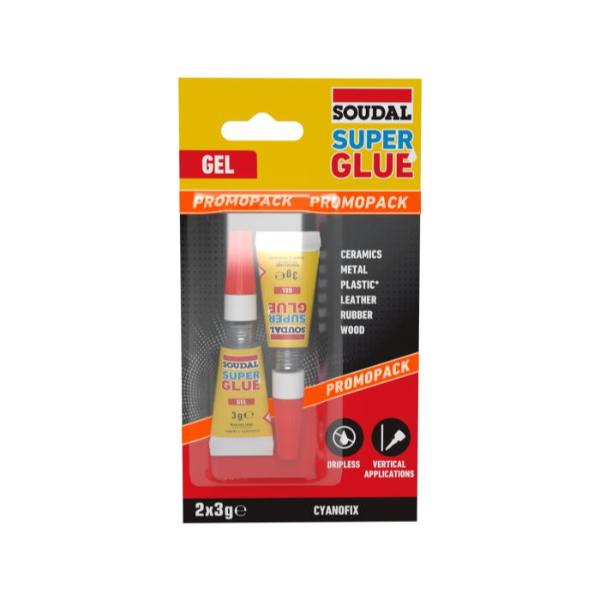 Soudal Super Glue Gel 3g+3g