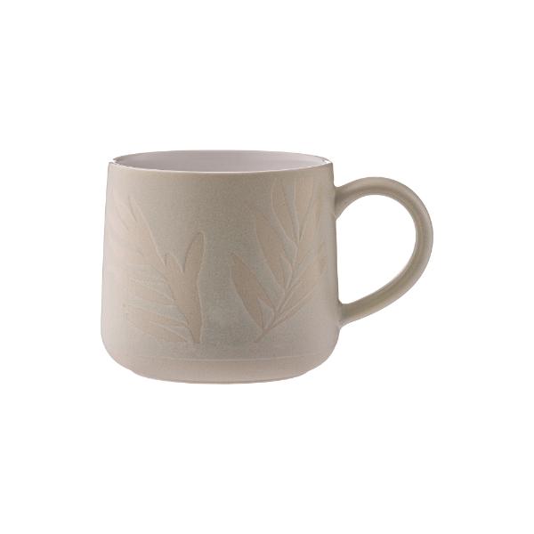 Mason Cash Botanical Olive Leaf Grey Mug