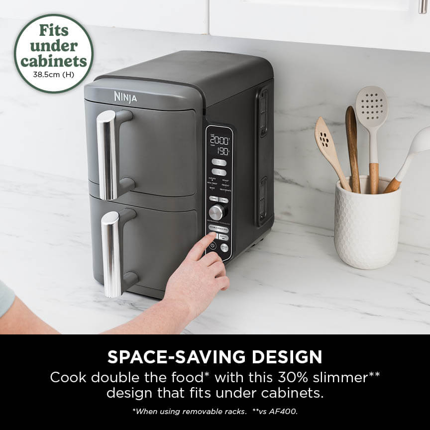 Ninja SL400UK Double Stack XL 2-Drawer Air Fryer 9.5