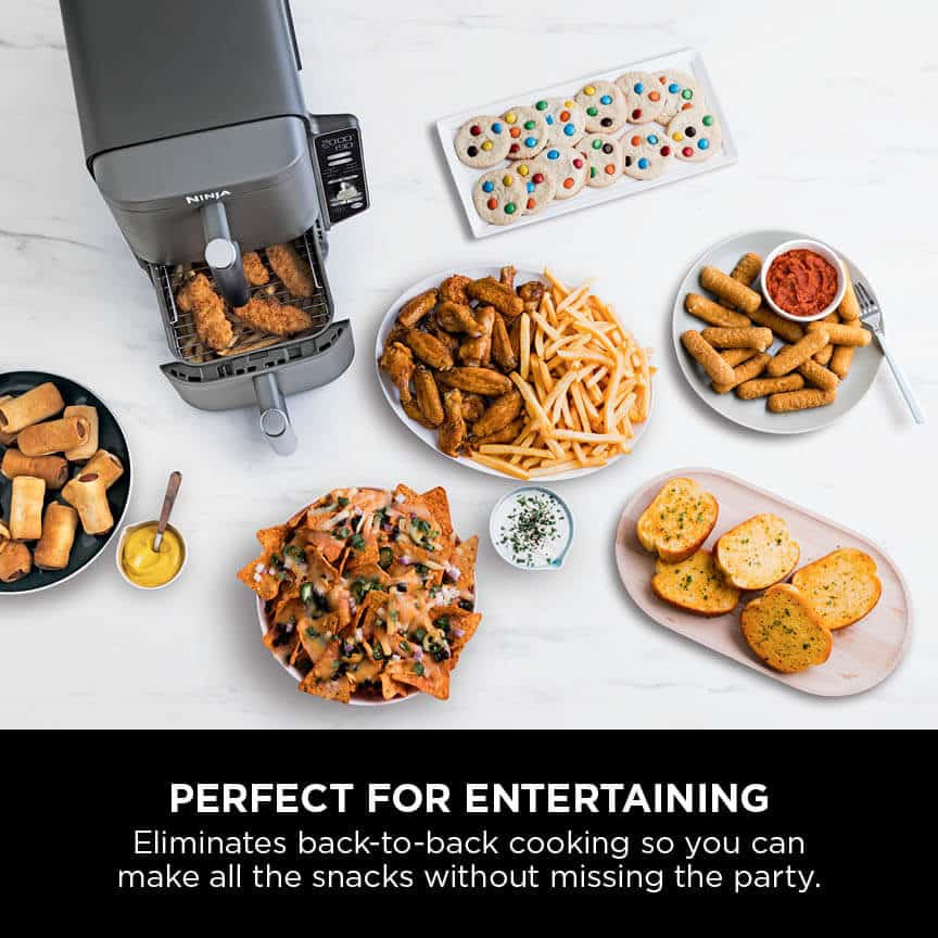 Ninja SL400UK Double Stack XL 2-Drawer Air Fryer 9.5