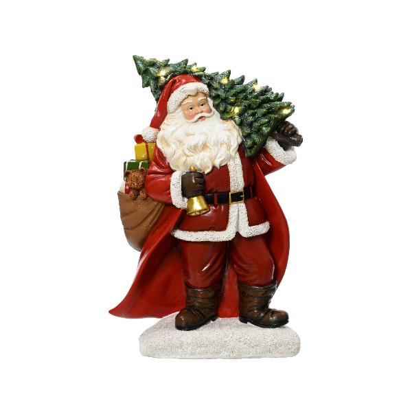 Christmas Micro LED Santa figurine - Battery operated BO