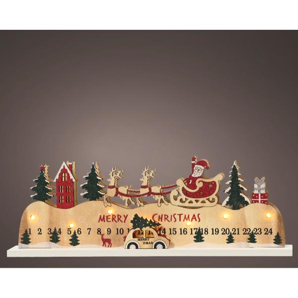 Christmas LED scenery tabeltop ornament - battery operated