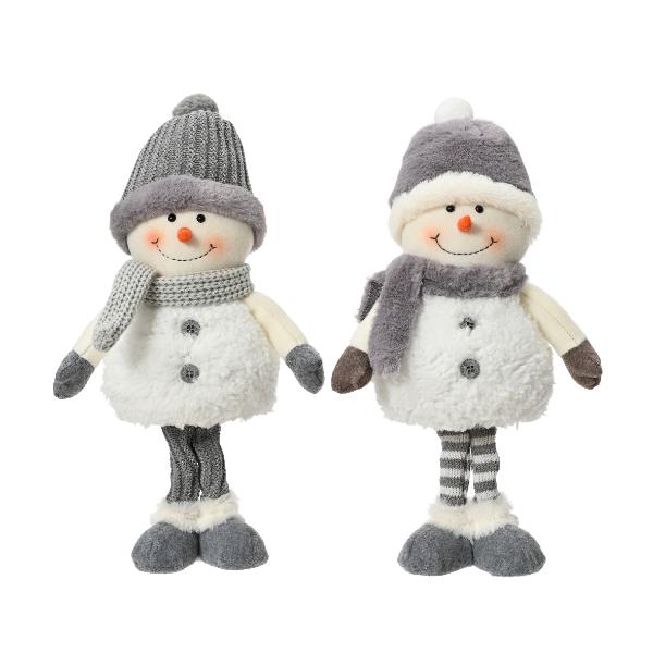 Christmas Plush Snowman - polyester
