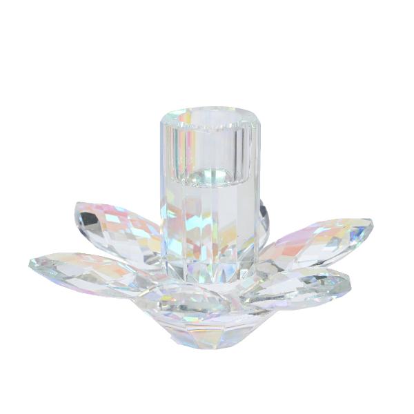 Candleholder - crystal glass