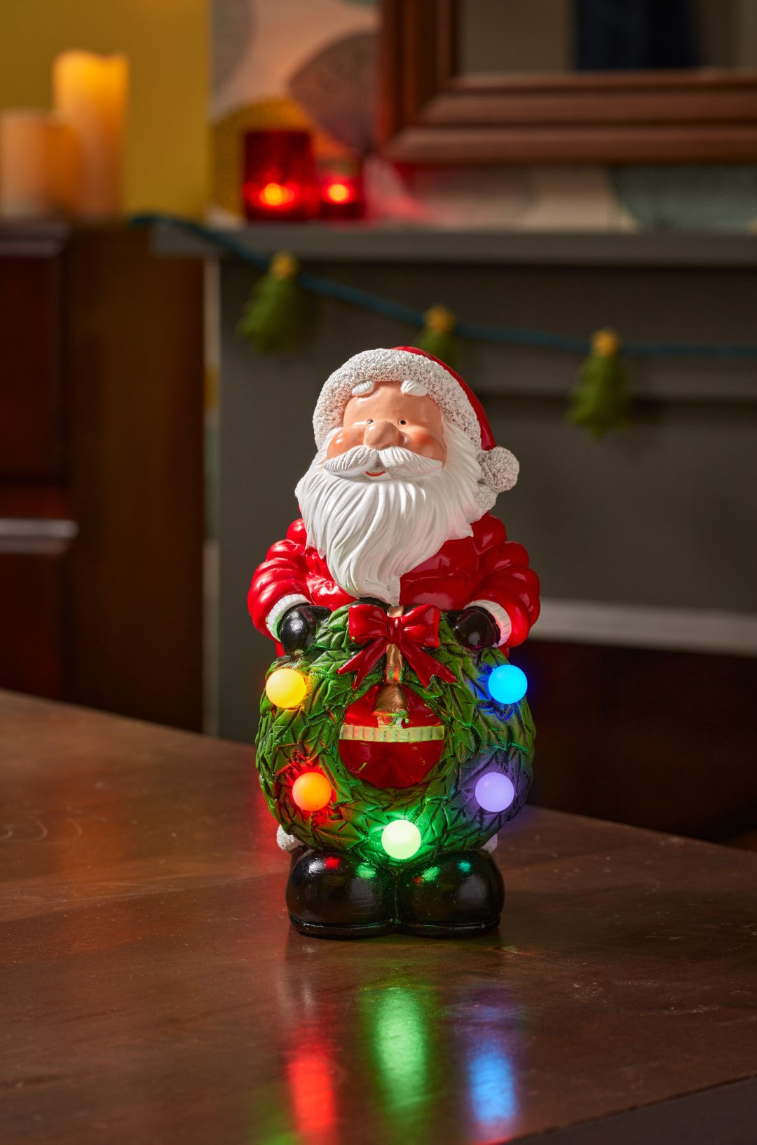 Three Kings Inlit Santa PuffaPal 23.5cm