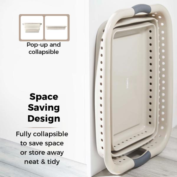 Tower Collapsible Laundry Basket