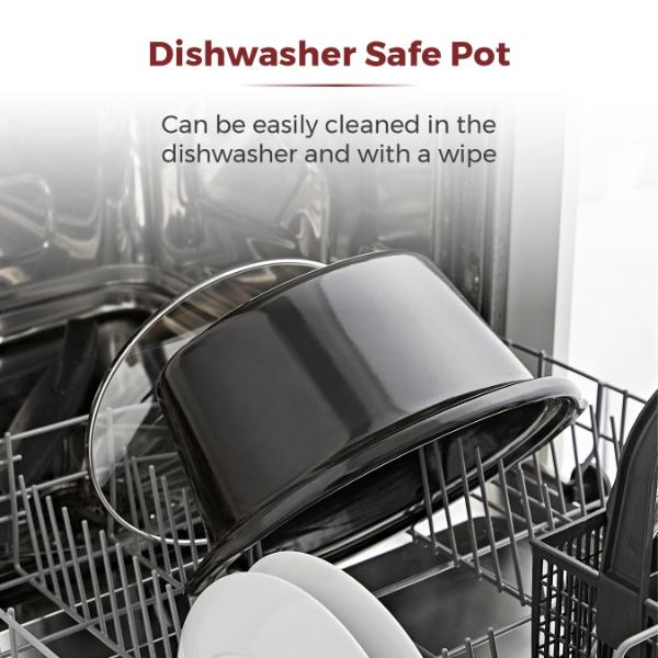 Tower T16039Y Stainless Steel Slow Cooker 3.5L