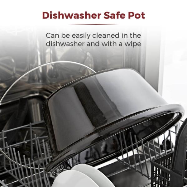 Tower T16040Y Stainless Steel Slow Cooker 6.5L