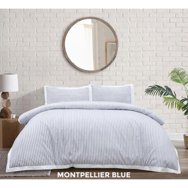 Montpellier Blue Duvet Cover Super King Size