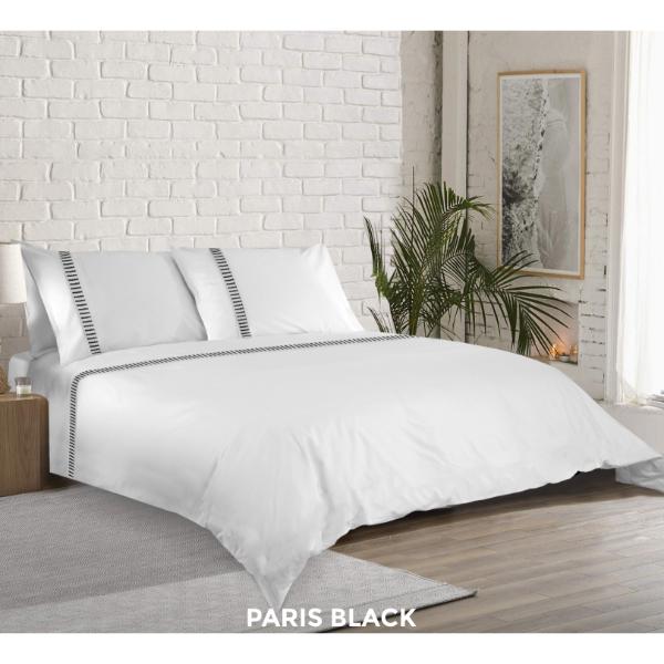 Paris Black Duvet Cover King Size