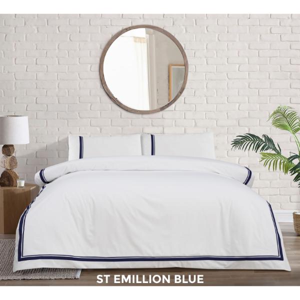 St Emillion Blue Duvet Cover Double