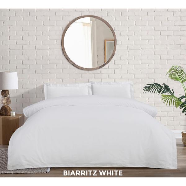 Biarritz White Duvet Cover King Size