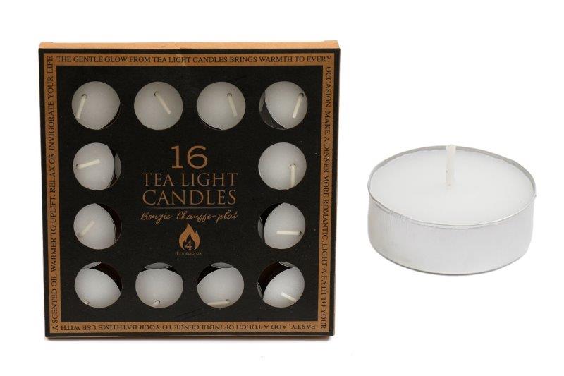 Christmas Tealights 4 Hour burn Pack of 16