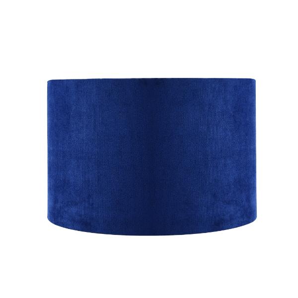 Drum shade 12" Blue Velvet