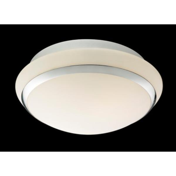 IP44 Bathroom Light opal shade 10" sb