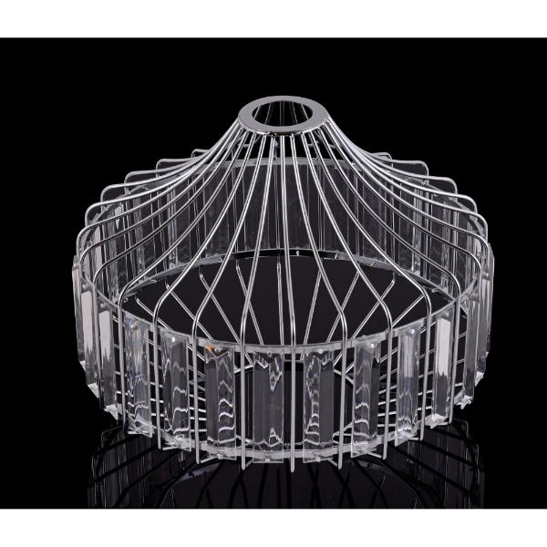 DIY Non Electric Pendant Chrome 27cm h