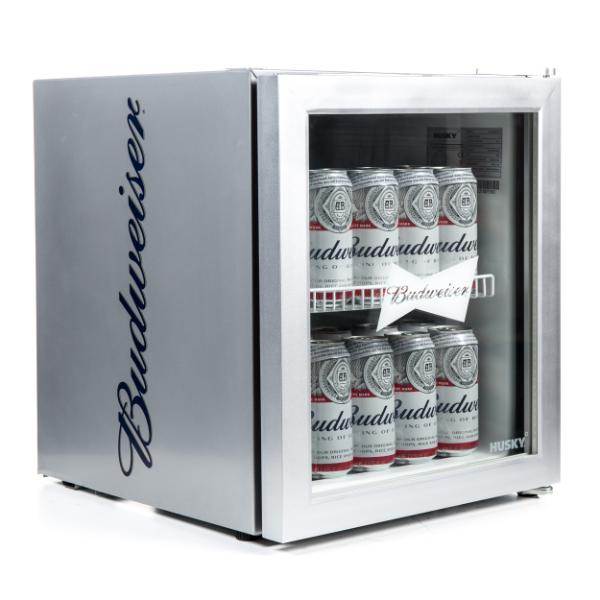 Husky Budweiser HM72-HU-E 48ltr Drinks Cooler - Silver | F-rated
