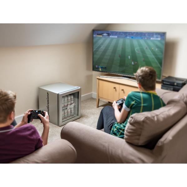 Husky Budweiser HM72-HU-E 48ltr Drinks Cooler - Silver | F-rated