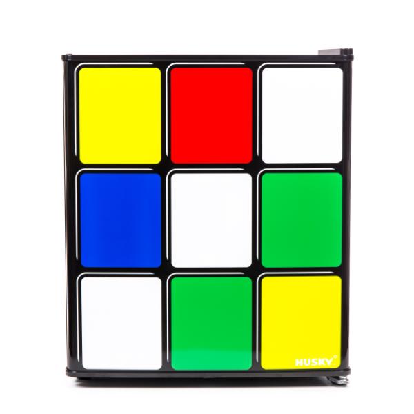 Husky HU231 Mini-Fridge (Rubiks Cube) - F-rated