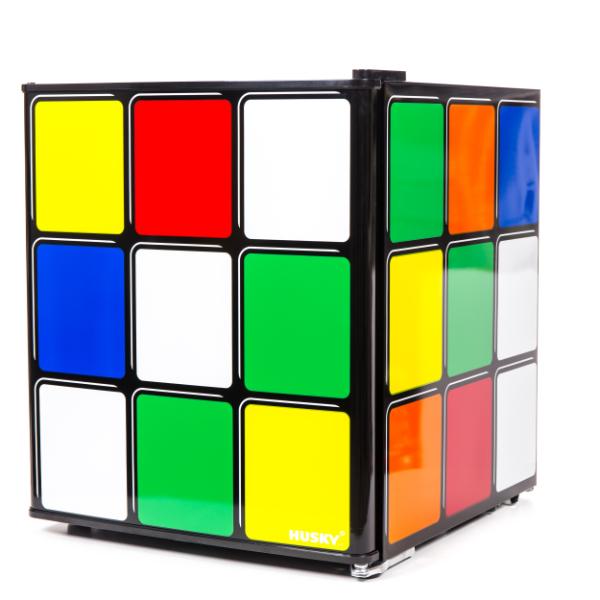 Husky HU231 Mini-Fridge (Rubiks Cube) - F-rated