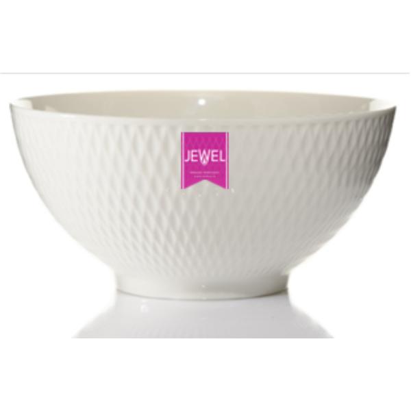 Footed Bowl Jewel White Tableware 7"