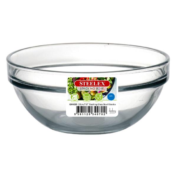 Steelex Glass Stacking Bowl 4.7" 13cm