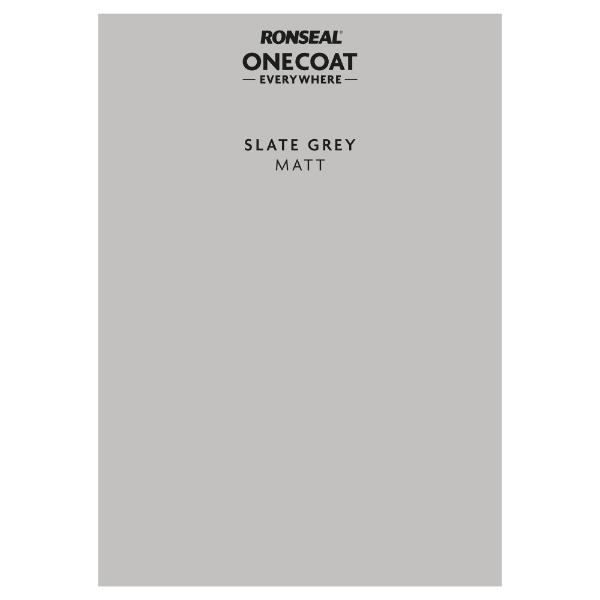 Ronseal One Coat Everywhere Paint Peel & Stick Slate Grey