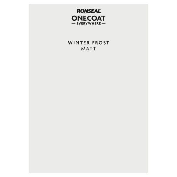 Ronseal One Coat Everywhere Paint Peel & Stick Winter Frost