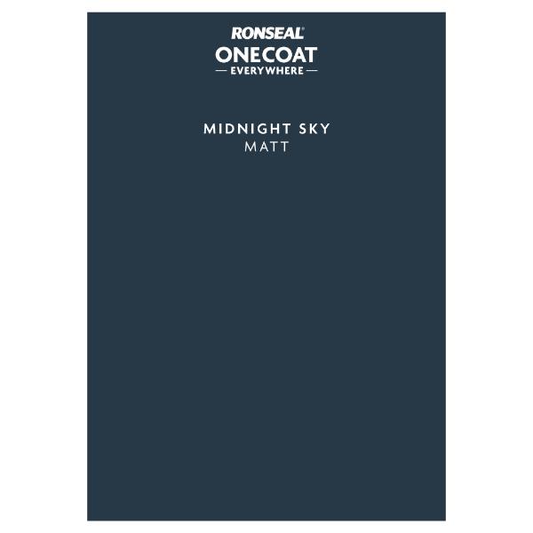 Ronseal One Coat Everywhere Paint Peel & Stick Midnight Sky