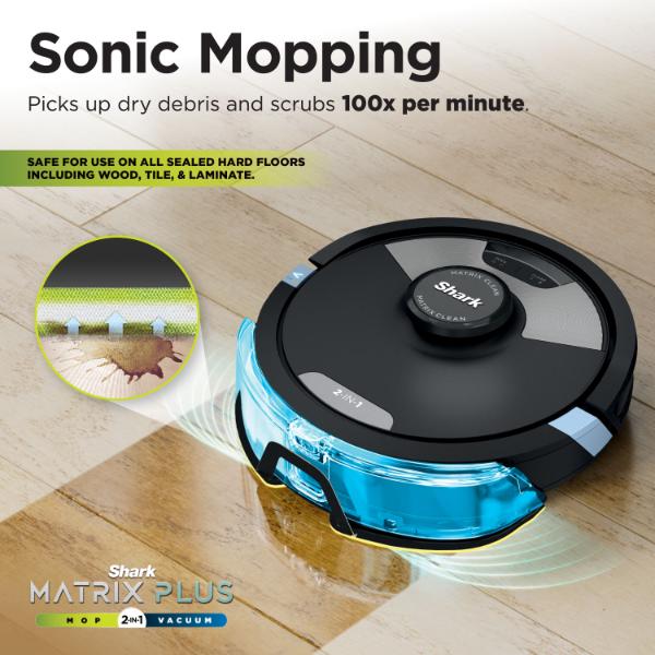 Shark RV2620WAUK Matrix Plus 2-in-1 Self-Empty Robot Vacuum & Mop