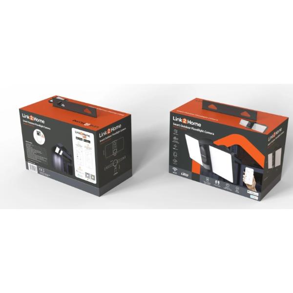 Link2Home Outdoor Smart Floodlight – Support Alexa & Google Assist