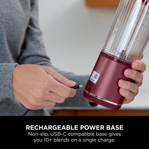 Ninja BC151UKCR Blast Cordless Portable Blender Cranberry