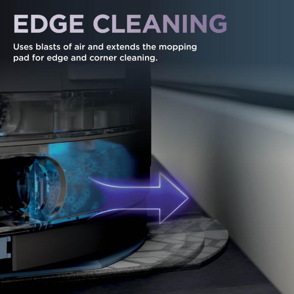 Shark RV2800YEUK PowerDetect NeverTouch 2-in-1 Self-Empty & Self-Refill Robot Vacuum & Mop