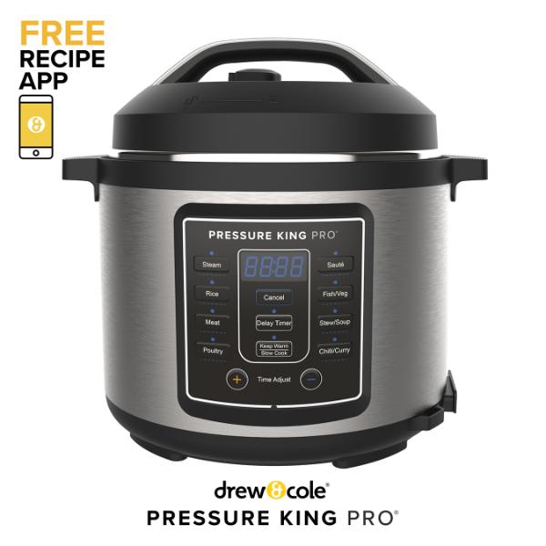DREW & COLE Pressure King Pro 01733 5.7L Multicooker - Chrome