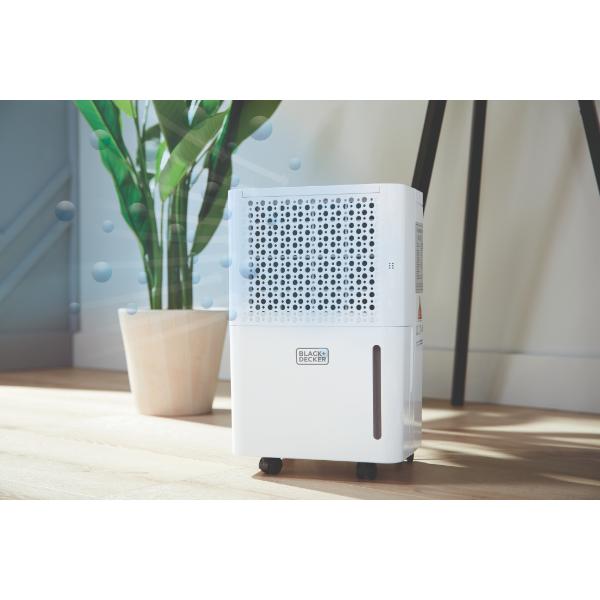 Black & Decker Smart Dehumidifier 12L White