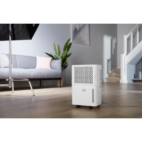 Black & Decker Smart Dehumidifier 12L White