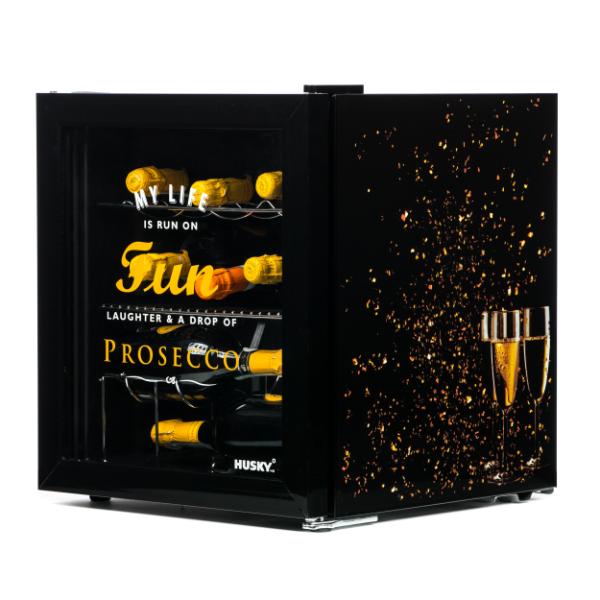 Husky HUS-HU279-E Prosecco Mini Fridge 46Ltr F Rated