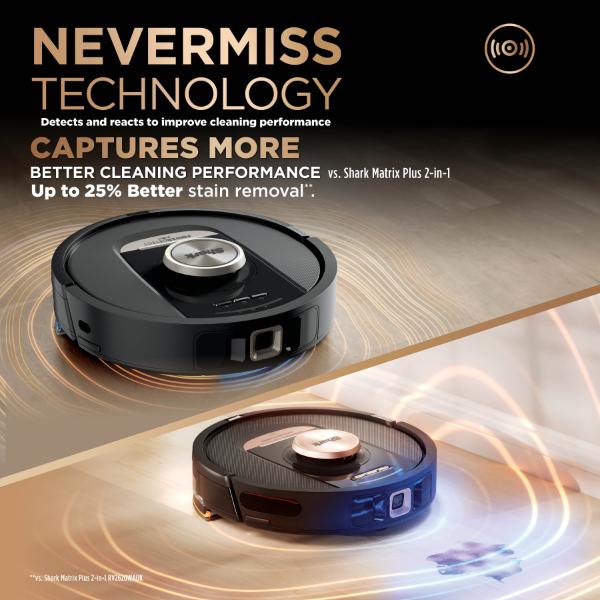 Shark RV2800ZEUK PowerDetect NeverTouch Pro 2-in-1 Self-Empty, Self-Refill & Self-Clean Robot Vacuum & Mop