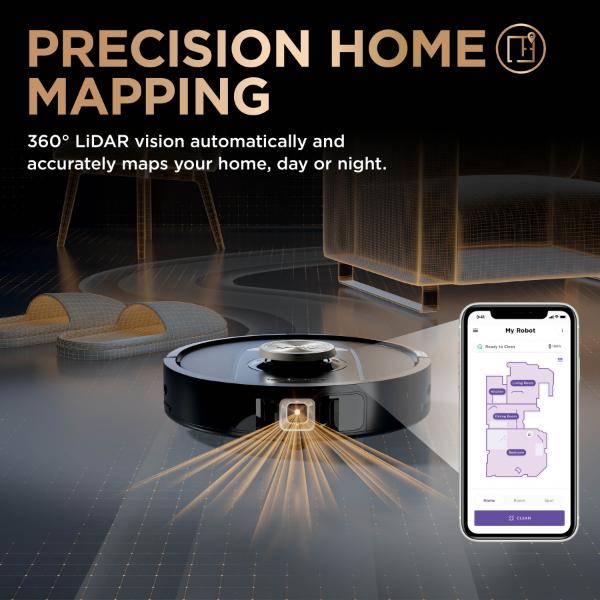 Shark RV2800ZEUK PowerDetect NeverTouch Pro 2-in-1 Self-Empty, Self-Refill & Self-Clean Robot Vacuum & Mop