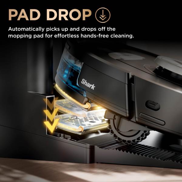 Shark RV2800ZEUK PowerDetect NeverTouch Pro 2-in-1 Self-Empty, Self-Refill & Self-Clean Robot Vacuum & Mop