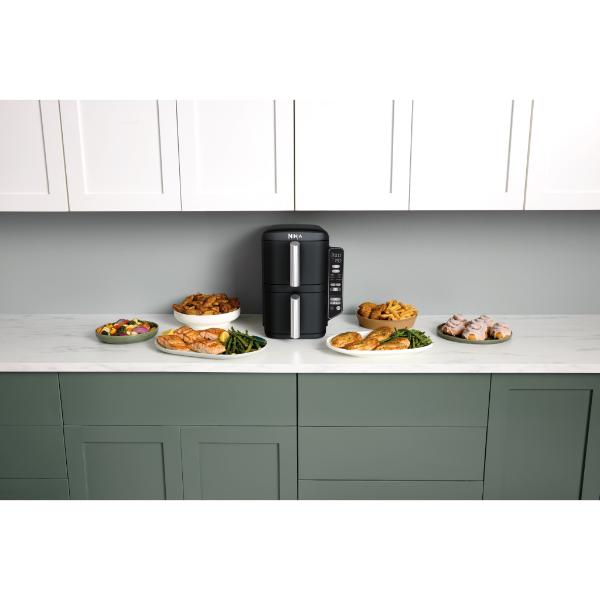 Ninja SL300UK Double Stack 2-Drawer Air Fryer 7.6L