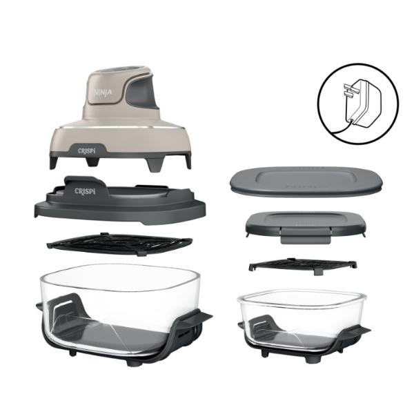 Ninja CRISPi 4in1 Portable Glass Air Fryer Stone