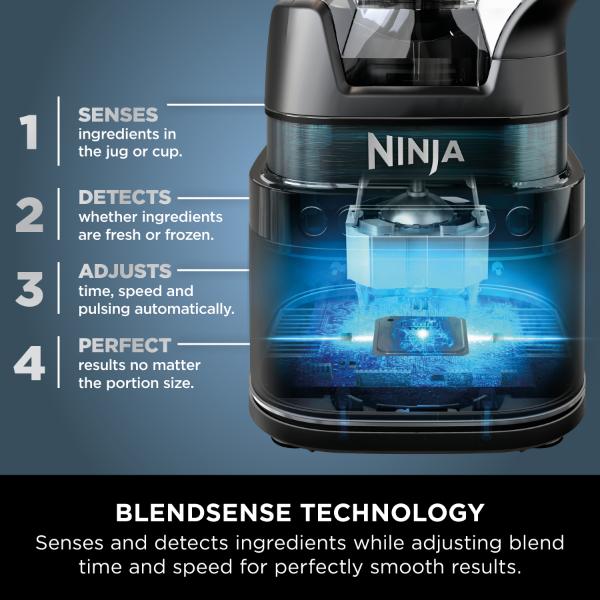 Ninja TB401UK Detect Power Blender & Processor Pro with Blendsense Technology