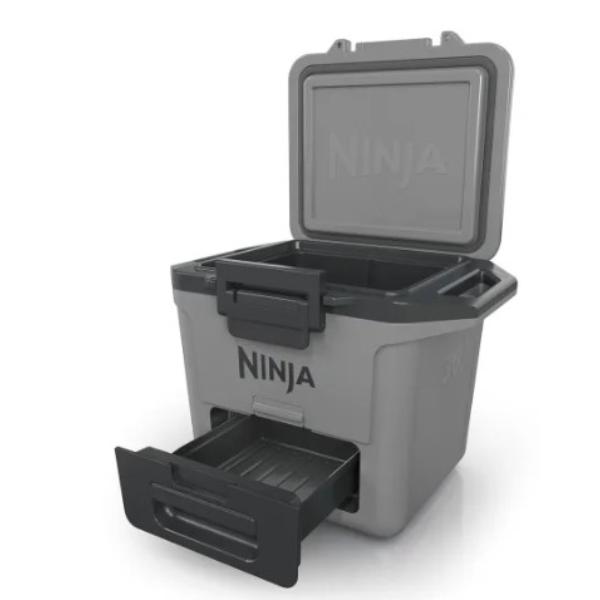Ninja FB131UKGY FrostVault 28L Hard Cooler with Dry Zone Slate Grey